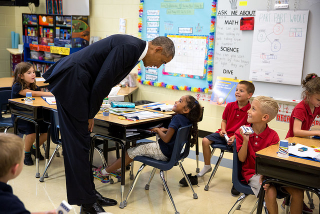 “I’m the president, but you can call me POTUS.” Sept. 17, 2014White House Photo by Pete Souza